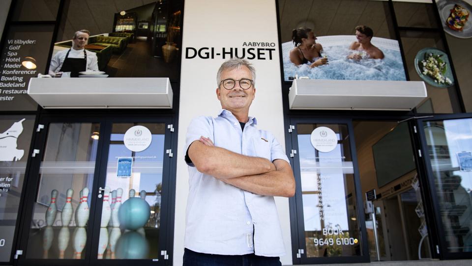 Jens Jungersen er nyvalgt formand for DGI-Huset i Aabybro. Foto: Lars Pauli <i>Foto: Lars Pauli</i>