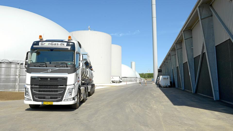 Byrådsmedlem Peter Duetoft mener, at der er nok biogas ved Vrå. Det store Grøngasanlæg Vrå (billedet) ligger cirka en halv kilometer fra Vrejlev Bioenergi, som ønsker at udvide. Arkivfoto: Bente Poder