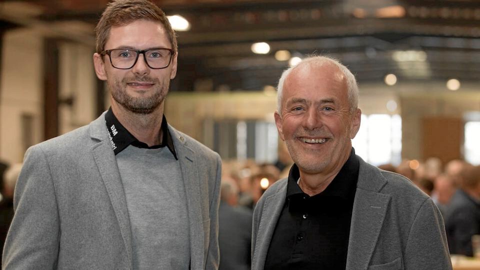 Tom Mikkelsen (til venstre) og Poul Mikkelsen står klar til at skabe et nyt BM Byggeindustri.