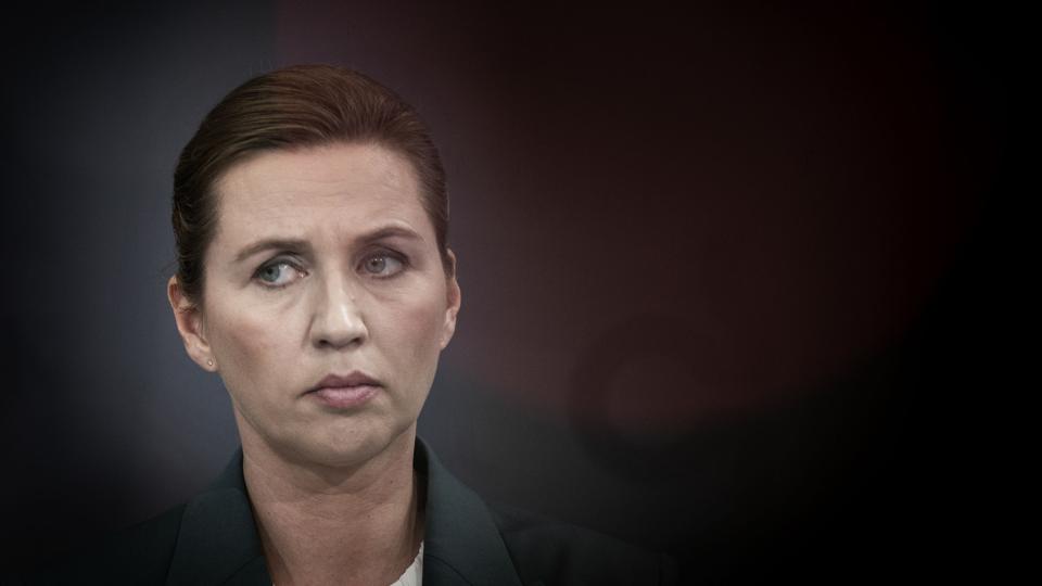 Mette Frederiksen holdt fredag eftermiddag pressemøde om coronaepidemien. Arkivfoto: Liselotte Sabroe/Ritzau Scanpix <i>Ritzau Scanpix</i>