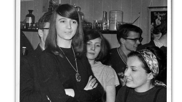 Laila Amstrup (th) med veninder i East Park omkring 1963. Foto: Per Leerberg