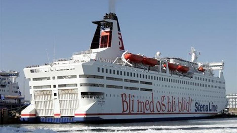 Stena Saga har anløbet Frederikshavn for sidste gang. Arkivfoto