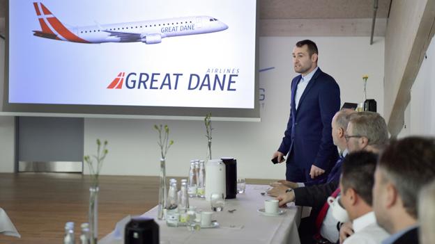 Great Dane Airlines leaser deres fly i Irland. Foto: Bente Poder