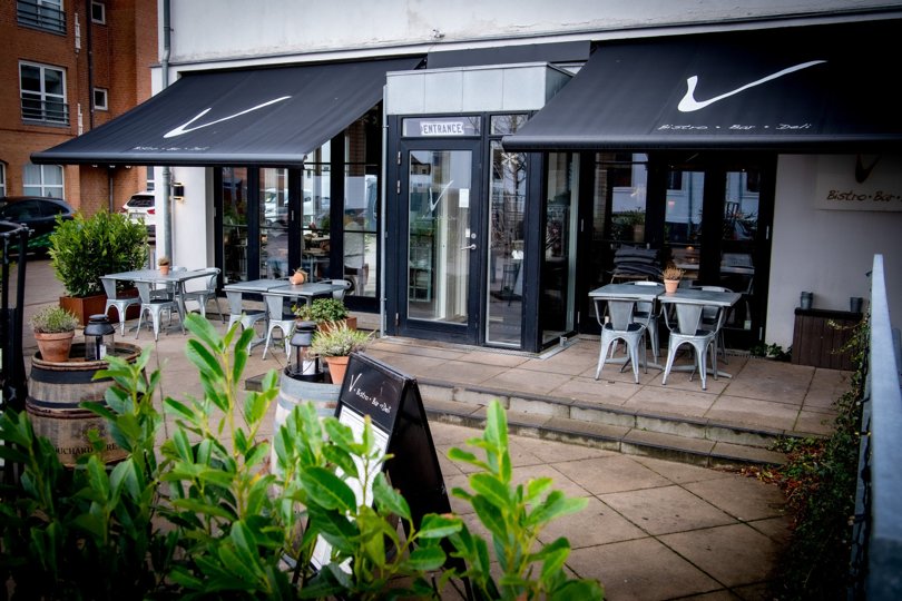 Bistro V - et af de mere populære spisesteder i Hjørring.