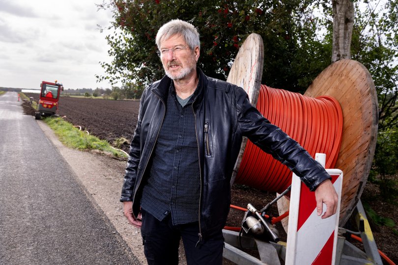 Jens Lykke: Slå til, når muligheden byder sig for at få adgang til fibernet. Selvom man ikke aktuelt har et behov, kan det have stor betydning, når en ejendom skal sælges. Arkivfoto: Torben Hansen