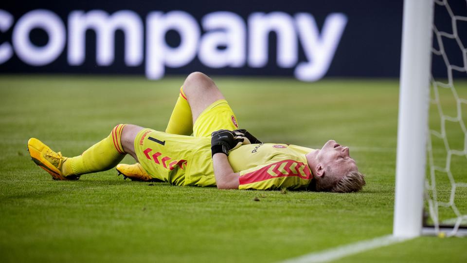 Jacob Rinne nåede at lukke et mål ind mod FC København, inden han 10 minutter inde i kampen måtte udgå med en skade. Foto: Liselotte Sabroe/Ritzau Scanpix <i>Ritzau Scanpix</i>