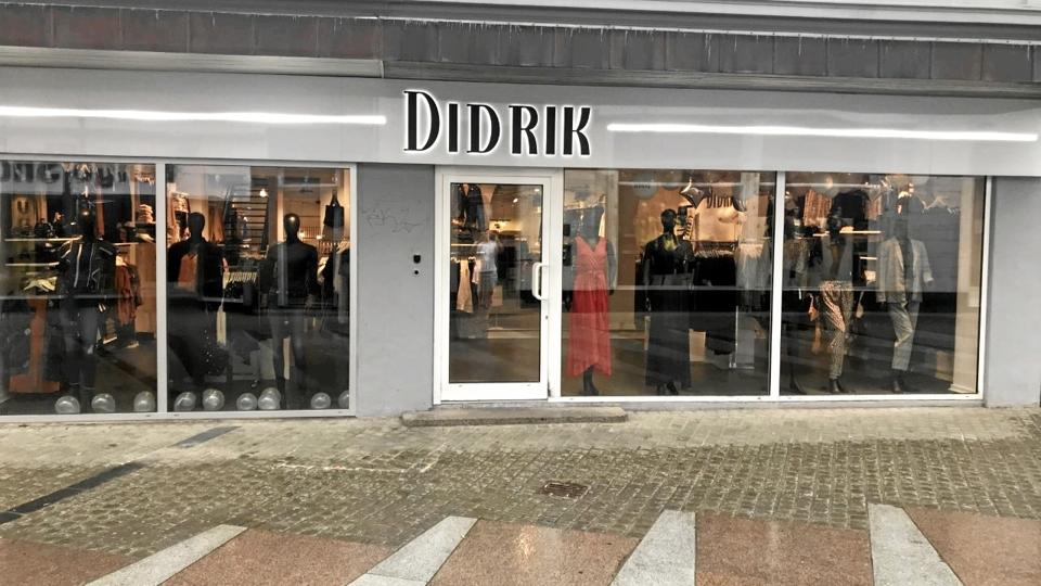 Kunderne kommer til en lukket dør - coronavirus har lukket Didrik. Privatfoto