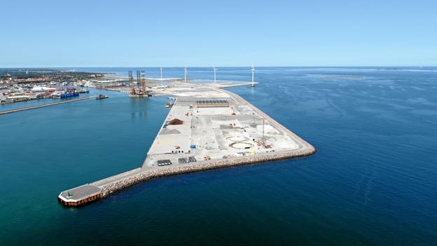 Også på Frederikshavn Havn er lejemarkedet karakteriseret af en stigende aktivitet affødt af den nærtstående færdiggørelse af havneudvidelsens anden etape. Privatfoto