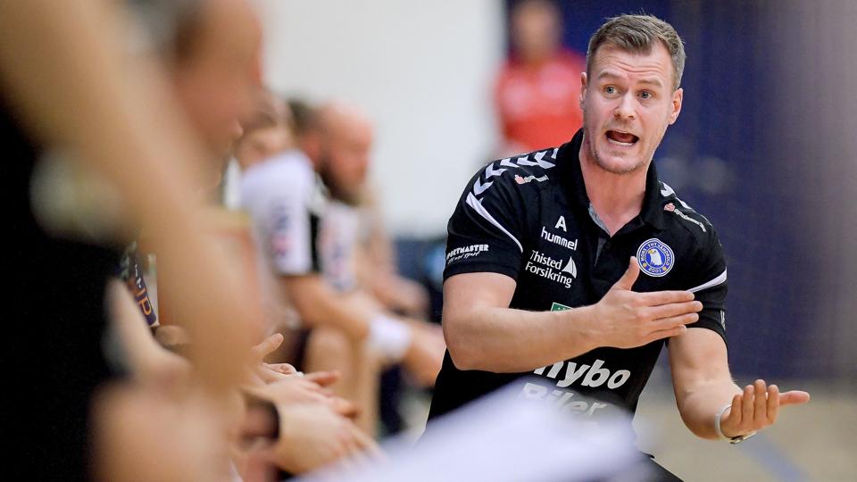 Mors-Thy-træner Søren Hansen var meget tilfreds med sit holds indsats i Fredericia. Arkivfoto: Lars Pauli <i>Foto: Lars Pauli</i>