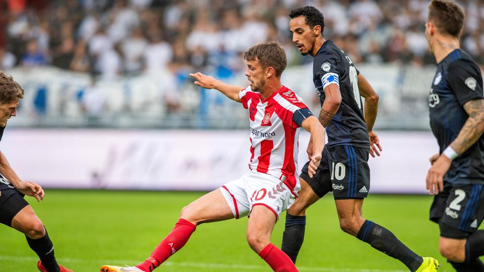 AaB må formentlig klare sig uden Lucas Andersen mod AGF. Arkivfoto: Henrik Bo <i>Foto: Henrik Bo</i>