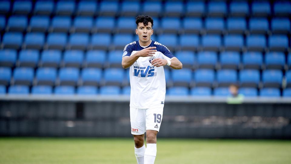 Ali Messaoud brændte fra straffesparkspletten i første halvleg, og så gik det helt galt for Vendsyssel FF. Arkivfoto: Lars Pauli <i>Foto: Lars Pauli</i>