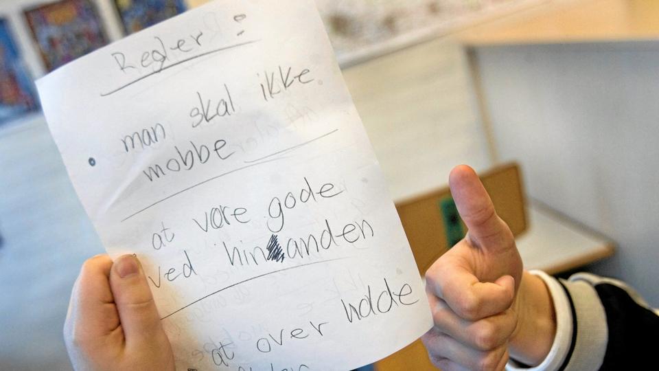 På baggrund af en konkret sag vil politikerne i Brønderslev Kommune nu sørge for, at der kommer ekstra fokus initiativer, der kan løse problemer med mobning - eller måske forhindre sagerne i overhovedet at opstå.Arkivfoto: Martin Damgård.