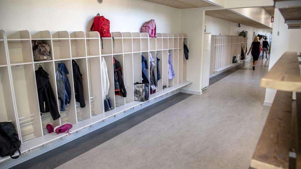 Første skoledag på Havbakkeskolen i Als. Vælger politikerne scenarie 4 vil Havbakke og Assens være de eneste distrikter i Mariagerfjord Kommune med enstrenget ledelse i børnehave og skole. Arkivfoto: Andreas Falck <i>Andreas Falck</i>