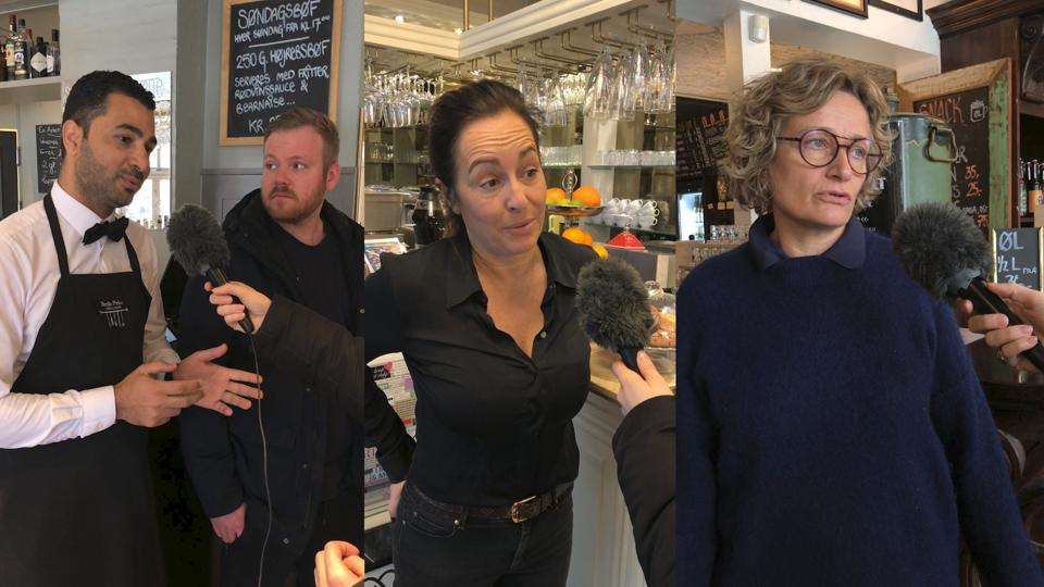 Hos nogle af beværtningerne i Aalborg mærker man konsekvenserne af virusspredningen.