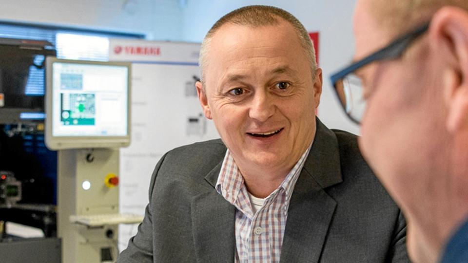 Vi har fået fem - seks nye kunder, hvor af to af dem er meget store og de to kunder har alene aftaget 27 maskiner tilsammen, siger Steen V. Haugbølle.Foto: Core-emt