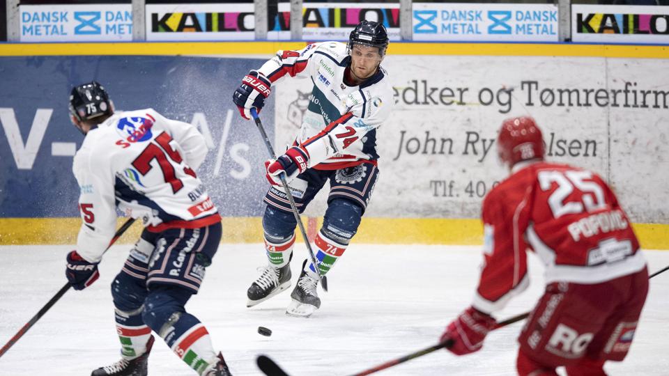 Frederikshavn White Hawks tabte i Rødovre efter straffeslag. Foto: Thomas Sjørup/Ritzau Scanpix <i>Ritzau Scanpix</i>