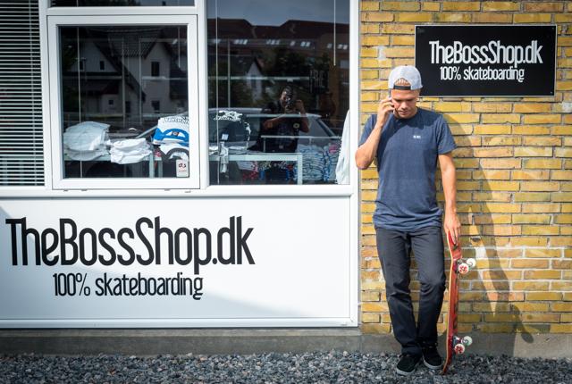 Thomas Nielsen har gjort sin passion til sin levevej med skateshoppen The Boss Shop, som ifølge cvr-registret har eksisteret siden 2013.