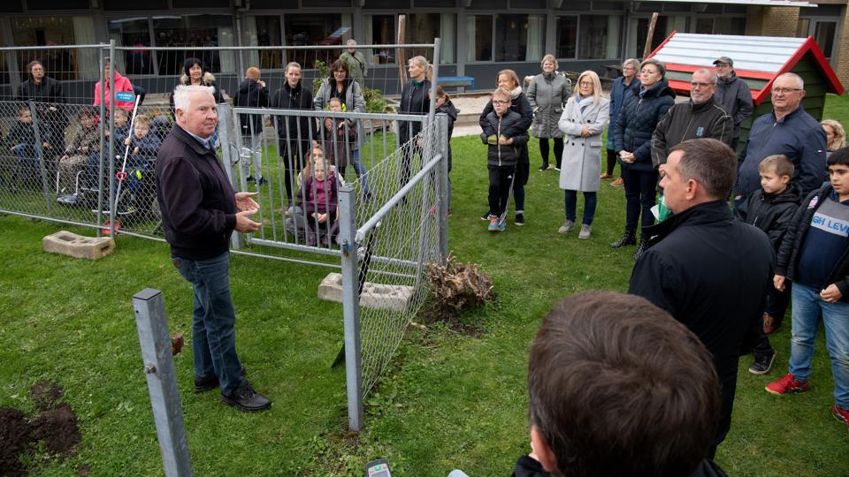 Gennem årene er Rolighedsskolen bygget ud - her i 2019 med nye klasseværelser til Østermølleafdelingen. Arkivfoto: Peter Mørk