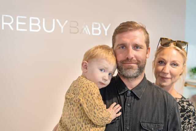 Christian Møller og Michelle Lindhardt har stor succes med ReBuyBaby. Arkivfoto: Teis Markfoged