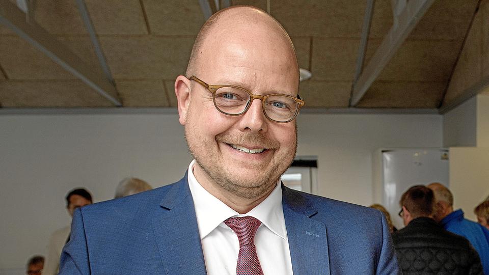 Mads Gammelmark, tidligere byrådsmedlem i Mariagerfjord Kommune, er blevet idømt fængselsstraf i en sag fra Struer Kommune. Billedet her er fra 75 års jubilæet i 2017 for Hobro Boligforening, som han er formand for. Arkivfoto: Lars Pauli. <i>Lars Pauli</i>