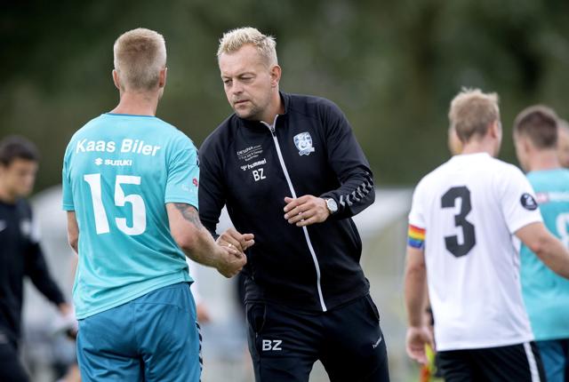 Cheftræner Bo Zinck håber på en mulig årsfinale mod Randers FC. Arkivfoto: Lars Pauli