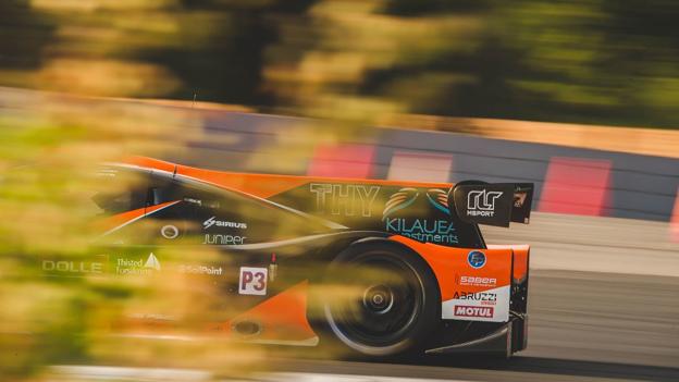 Thy er med på bilen til Le Mans
. Foto: RLR Msport