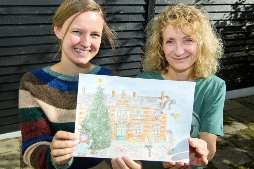 Forfatter Anne Kalhave Brostrøm og illustrator Stine Sloth Fohlmann er gået sammen om at skabe en illustreret børnebog, der foregår i Thisted.