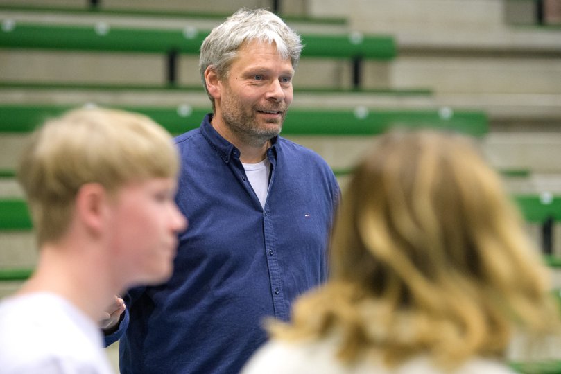Søren Urup, rektor på Mariagerfjord Gymnasium, føler sig kørt ud på et sidespor. Han er ikke blevet inviteret med i en styregruppe, der har tænkt tankerne om et nyt, ambitiøst campus i Hobro. Arkivfoto: Bo Lehm <i>Bo Lehm</i>
