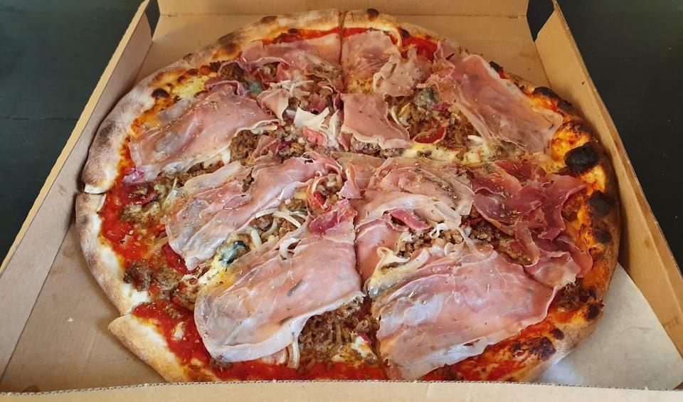 Denne pizza kan på ingen måder leve op til brugernes skamrosning. Foto: Anders Andersen