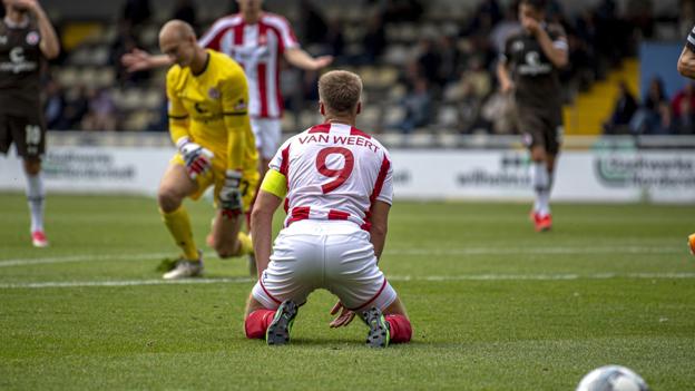 AaB testede onsdag formen i Tyskland mod St. Pauli fra 2. Bundesliga. Foto: Andreas Falck <i>Andreas Falck</i>