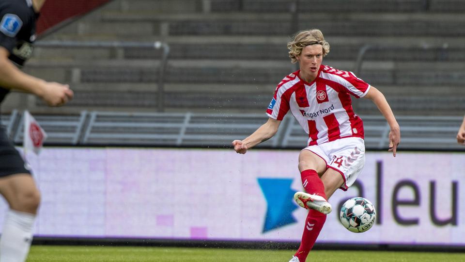 Malthe Højholt kom på talven for det danske U19-landshold. Arkivfoto: Kim Dahl Hansen <i>Kim Dahl Hansen</i>