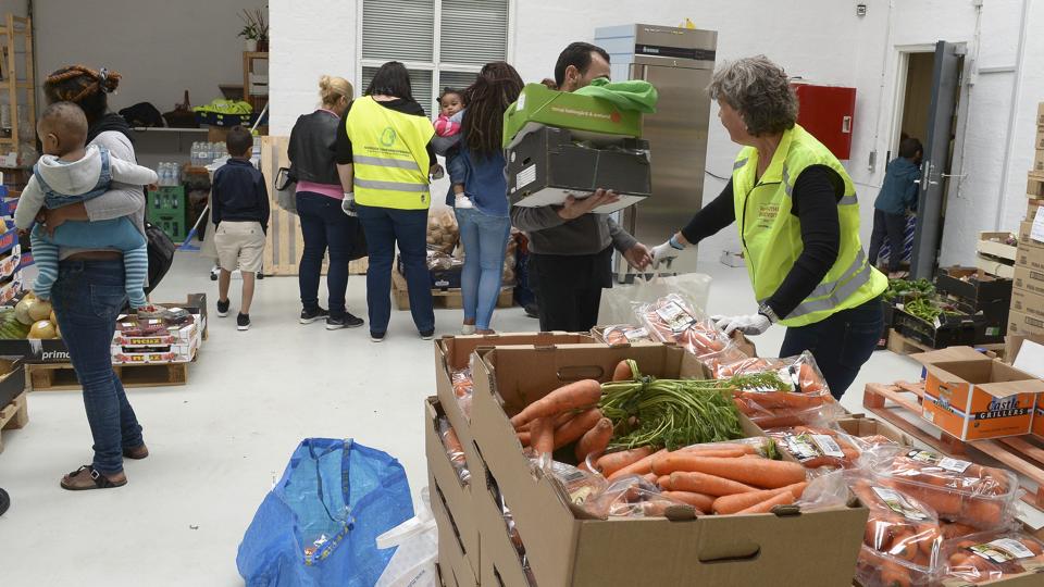 Nordjysk Fødevareoverskud i Aalborg er et af de steder, som modtager en donation fra Trygfonden. Nordjysk Fødevareoverskud får tildelt 255.000 kroner til deres projekt med at hjælpe ukrainske flygtninge.  <i>Arkivfoto: Michael Bygballe</i>