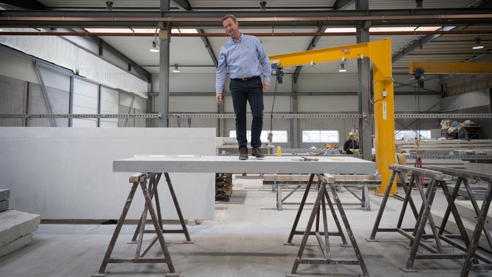 Hi-Con laver blandt andet altaner i højstyrkebeton. Efter ti år med store millionoverskud blev virksomheden sidste år ramt af en konkurs hos en underleverandør, hvilket resulterede i et stort millionunderskud. <i>Arkivfoto: Kim Dahl Hansen</i>