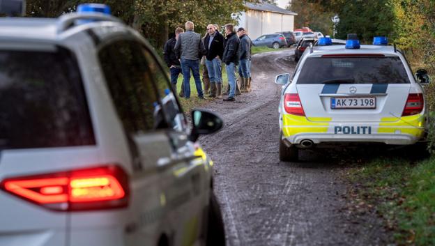 De protesterende landmænd ankom over middag, blev siden anholdt og først løsladt igen ved 19-tiden. Foto Lars Pauli <i>Foto: Lars Pauli</i>