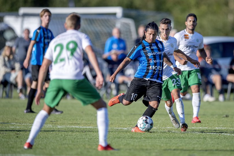 MorsØ FC fik en sejr mod et afbudsramt Sallingsund FC-mandskab. Arkivfoto: Lars Pauli <i>Foto: Lars Pauli</i>