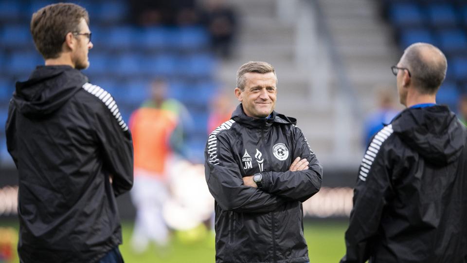Johnny Mølby glæder sig over, at han efter en opstart med mange skader endelig har fået flere af profilerne klar igen.Arkivfoto: Lars Pauli