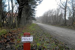 Ejerfornemmelser i offentlig skov: - Er det lovligt at sætte privat-skilte op?