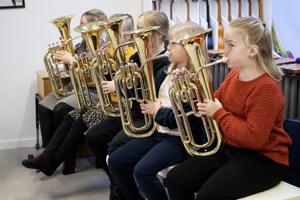 To ny skoler får nu også et skoleorkester