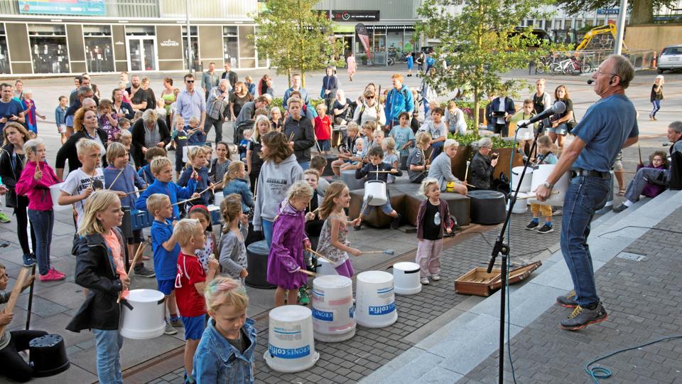 Der bliver ikke, som det ellers har været tilfældet i 19 år (billedet er fra 2016) børnekulturnat i Thisted i år. Det skyldes coronasituationen. Arkivfoto: Peter Mørk