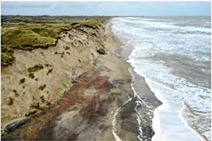 Advarer mod færdsel på stranden: Klitterne skrider og sandet kan ikke bære
