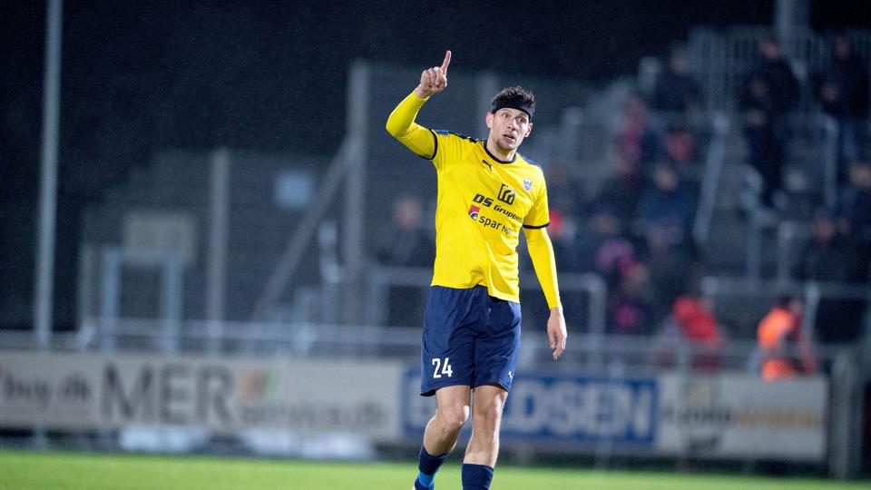 Rasmus Minor Petersen har takket nej til en forlængelse med Hobro IK. Arkivfoto: Lars Pauli <i>Foto: Lars Pauli</i>