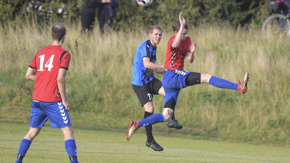 Efter to nederlag lykkedes det spillerne fra Sallingsund FC at få point. Foto: Henrik Louis