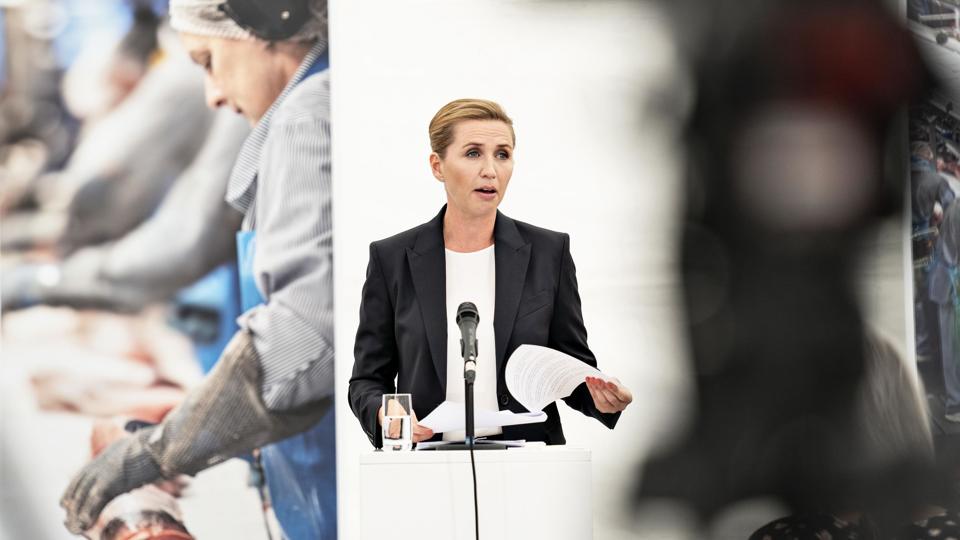 Tirsdagens pressemøde lød som socialdemokratisk classic og klassekamp light. Foto: Henning Bagger/Ritzau Scanpix <i>Ritzau Scanpix</i>
