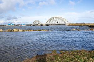 Voldsom blæst: Forhøjede vandstande i Limfjorden