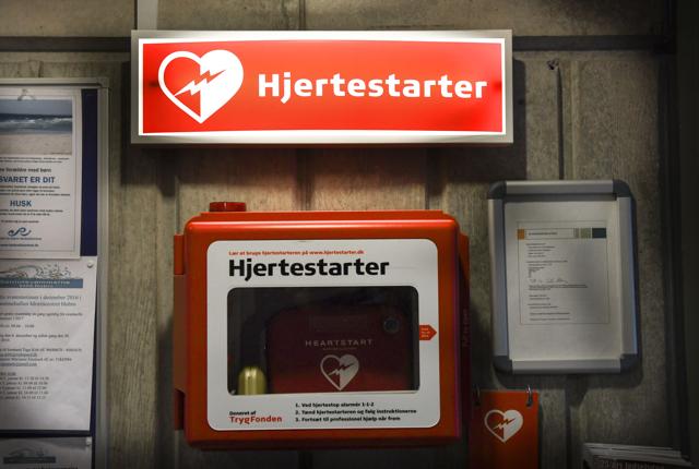 Det er blandt andet til hjertestartere og hjertestarterkurser, TrygFonden yder støtte til. Arkivfoto: Claus Søndberg