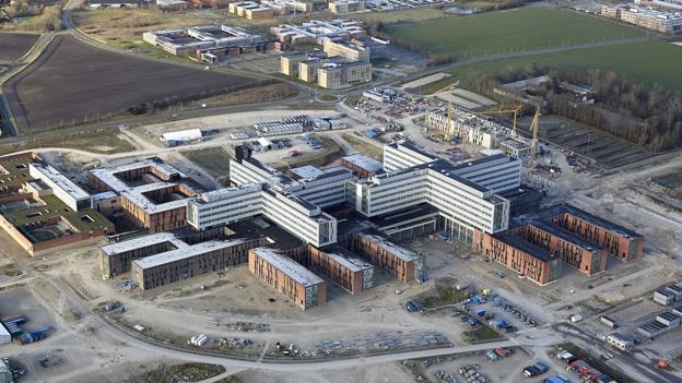 Byggeriet af det nye universitetshospital skrider frem. Foto: Region Nordjylland