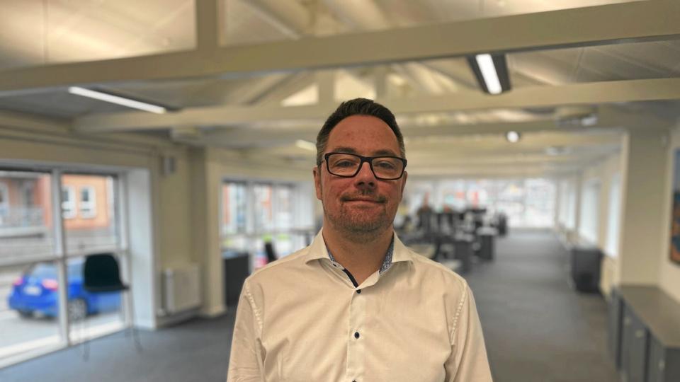 Jesper Skov Mikkelsen, centerdirektør i Andelskassen Hobro. Foto: Jesper Bøss