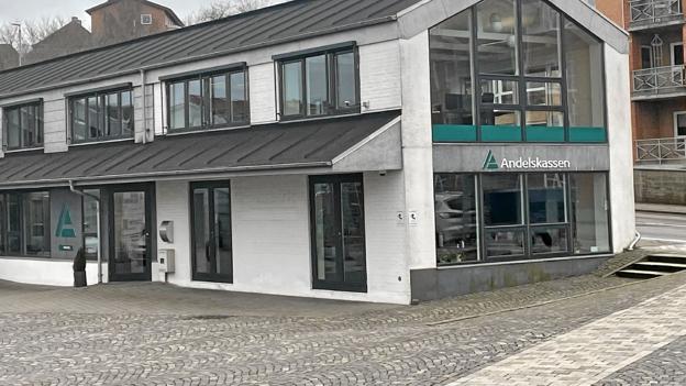 Andelskassen er rykket ind på Sdr. Kajgade 2 i Hobro. Foto: Jesper Bøss