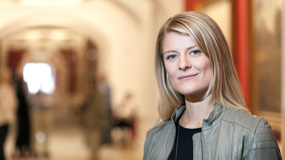 Uddannelses- og forskningsminister Ane Halsboe-Jørgensen: Jeg bliver rigtig stolt, når jeg oplever, at Danmark er i verdensklasse og kan bidrage til et så vigtigt klimaprojekt. <i>Foto: Torben Hansen</i>