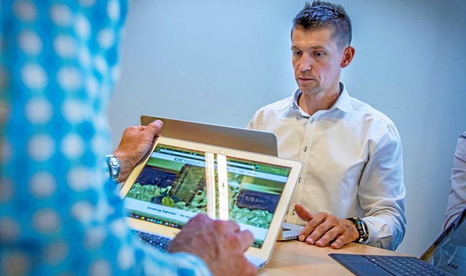Kim Jensen, direktør og stifter i Icebreaker Nordic, som ville revolutionere den måde, man laver isterninger på. Foto: Sarah Würtz.